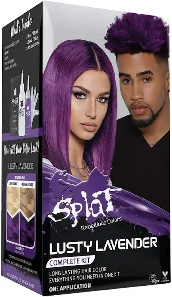 [SPLAT] REBELLIOUS COLORS SEMI PERMANENT COMPLETE KIT OMBRE HAIR DYE