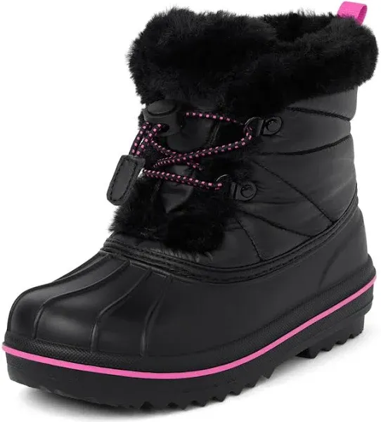 The Children's Place Girls' Faux Fur Trim Winter Snow Boot