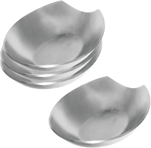 Oggi Stainless Steel Spoon Rest, 5.25 inch by 3.5 inch (7635.)