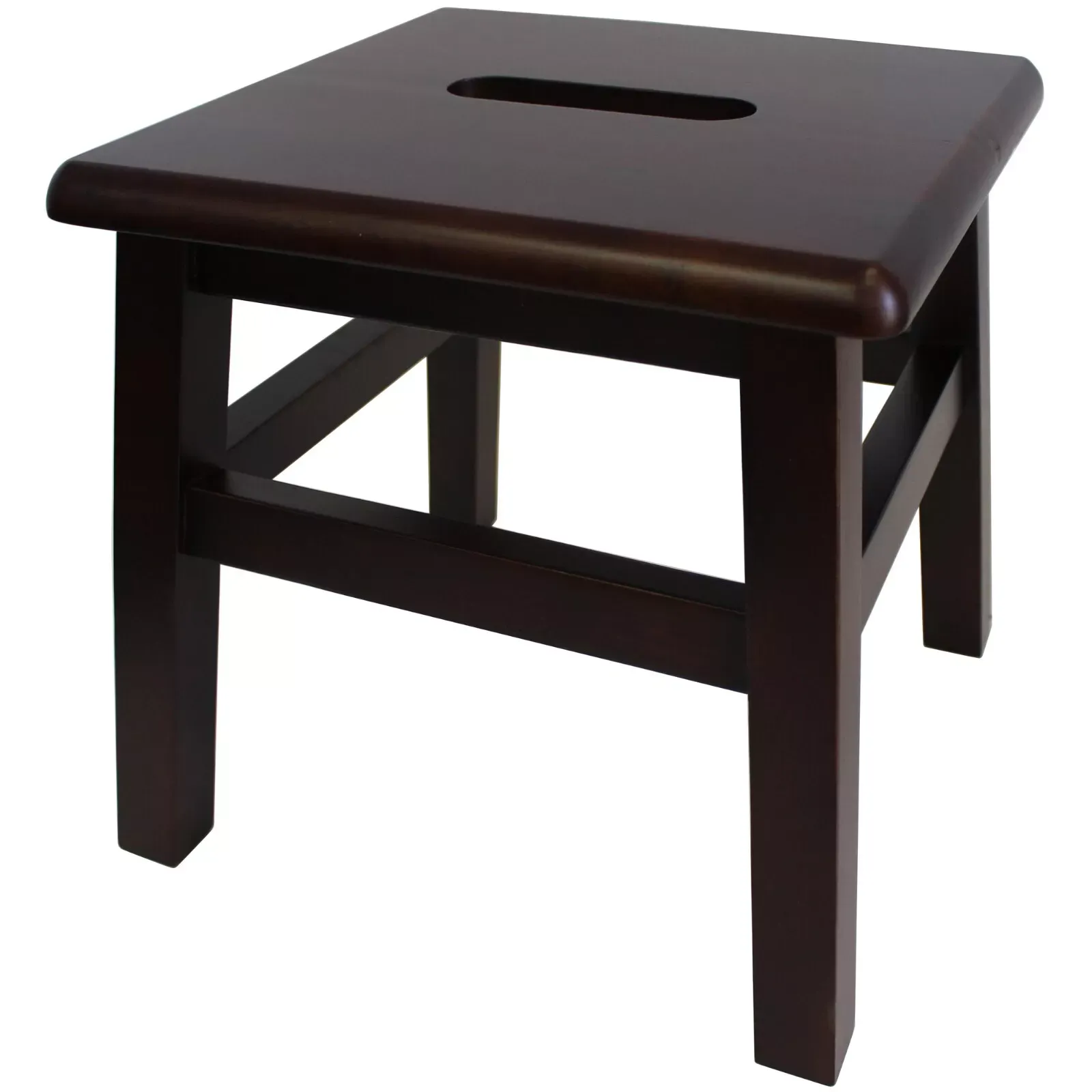 eHemco Solid Hardwood Step Stool/Footstoo<wbr/>l, 12.25 Inches (Collectible)