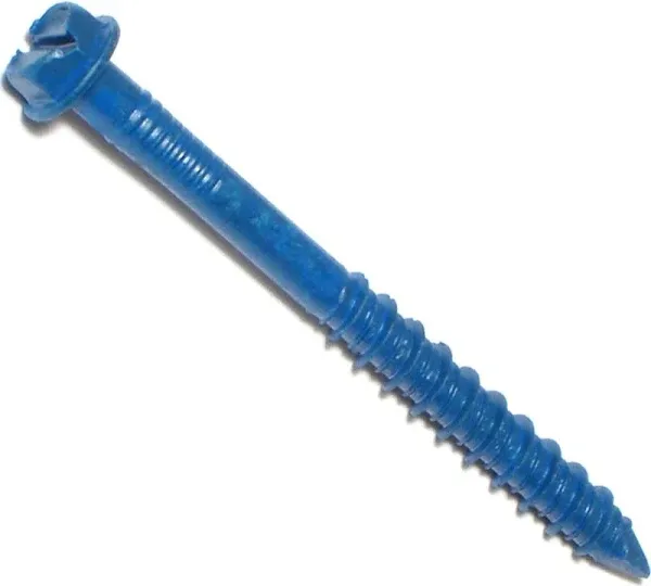 Blue Hex Head Tapcon Masonry Screws