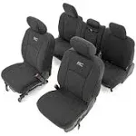 Rough Country 91029 Dodge Neoprene Front & Rear Seat Covers (09-18 Ram 1500)