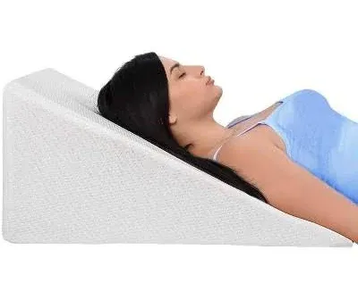 Ebung Body Positioner - Premium Memory Foam Wedge Pillow for Sleeping, Sitting, Snoring, Heartburn Relief, Pregnancy, TV, Reading, Backrest, Leg Rest