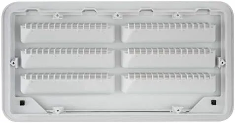 RV Camper Trailer 20" Dometic Refrigerator Side Wall Vent, White 3109492.003