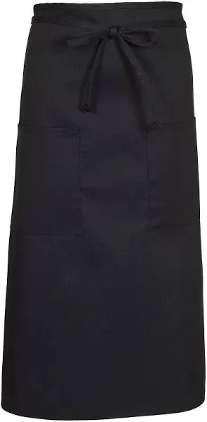 Black Bistro Apron (2 Pockets)