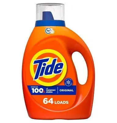 Tide Laundry Detergent Original Liquid