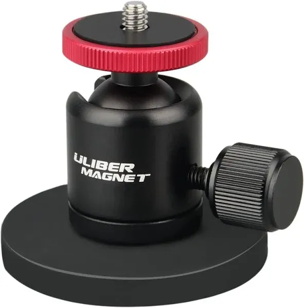 "ULIBERMAGNET 60lb Magnetic Mount with Mini Ball Head for Camera & Mobile