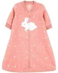 Carter&#039;s Baby Girl&#039;s Fleece Hearts and Bunny Sleep Bag