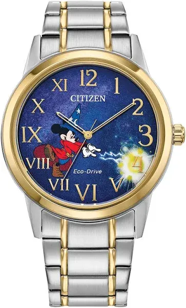 Citizen Disney Sorcerer's Apprentice Mickey Men's Watch FE7064-71W