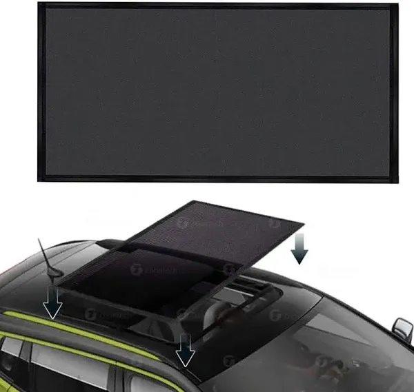 Zone Tech Car Mesh Sun Roof Magnetic Sun Shade