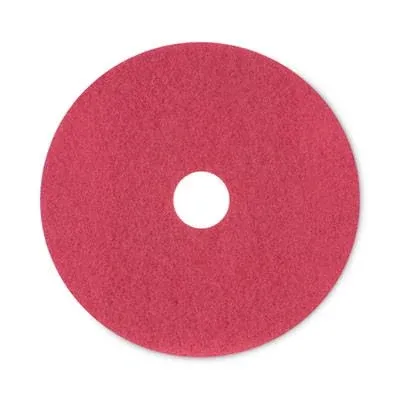 Boardwalk Standard Floor Pads 20" Diameter Red (Case of 5)