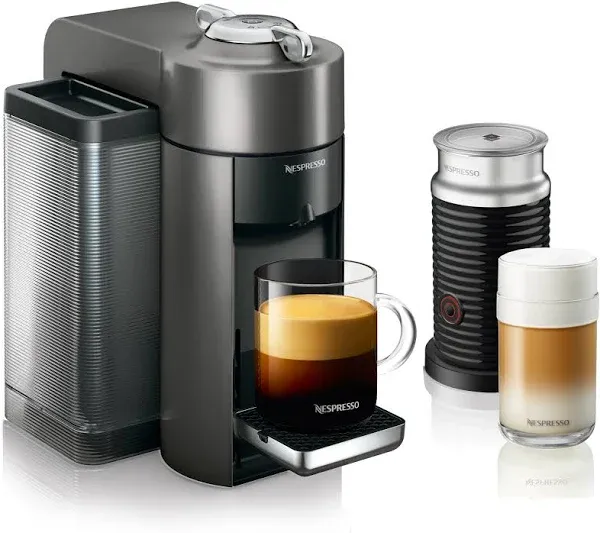 Nespresso Vertuo Coffee and Espresso Machine Red by De'Longhi