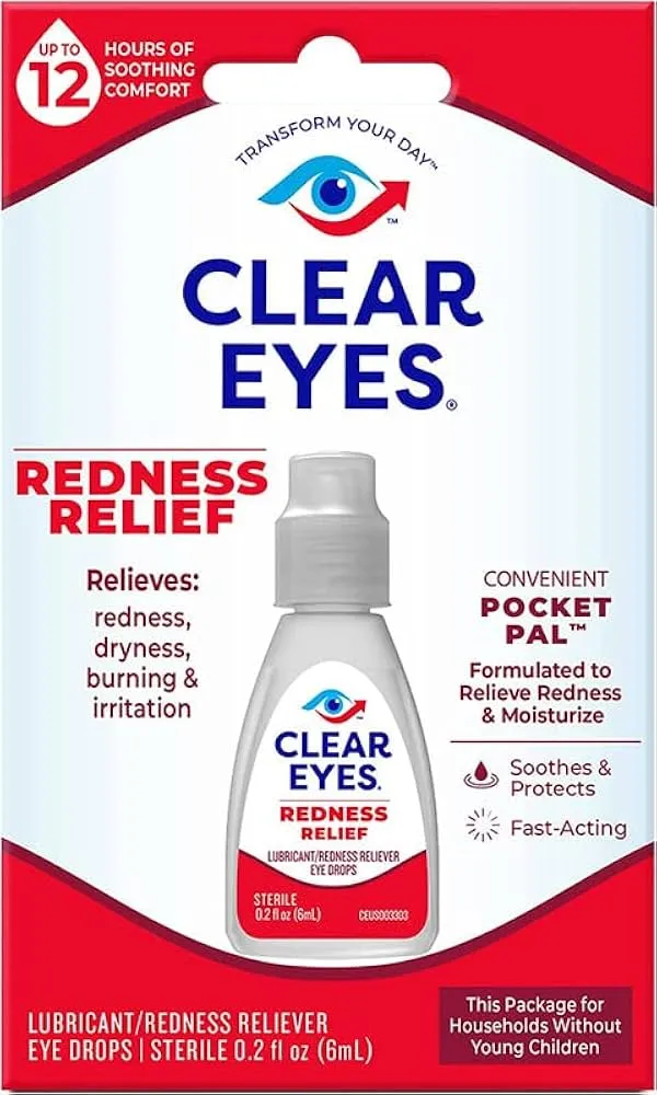 Clear Eyes Redness Relief Eye Drops