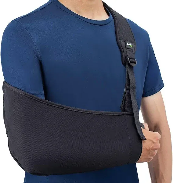 Arm Sling Air: Breathable Sling with Padding on Strap. For Broken &amp; Fractured...