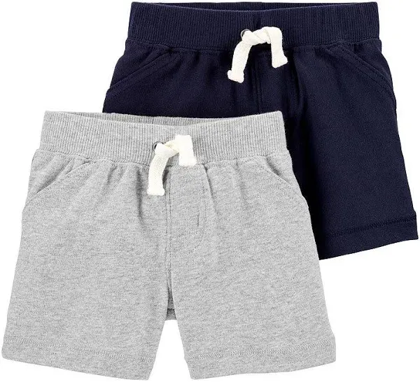 Carter's Baby Boys 2-Pack Pull-On Shorts