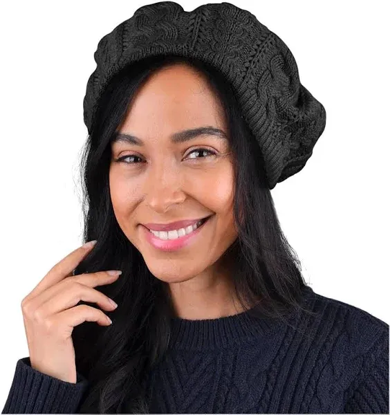 Nollia Soft Knit Solid Color Beanie, Chic, and Lightweight Crochet Knitted Style Beanie Hat for Women