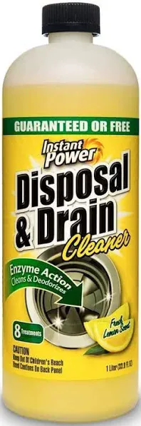 Scotch Instant Power Disposal and Liquid Drain Cleaner Lemon Scent