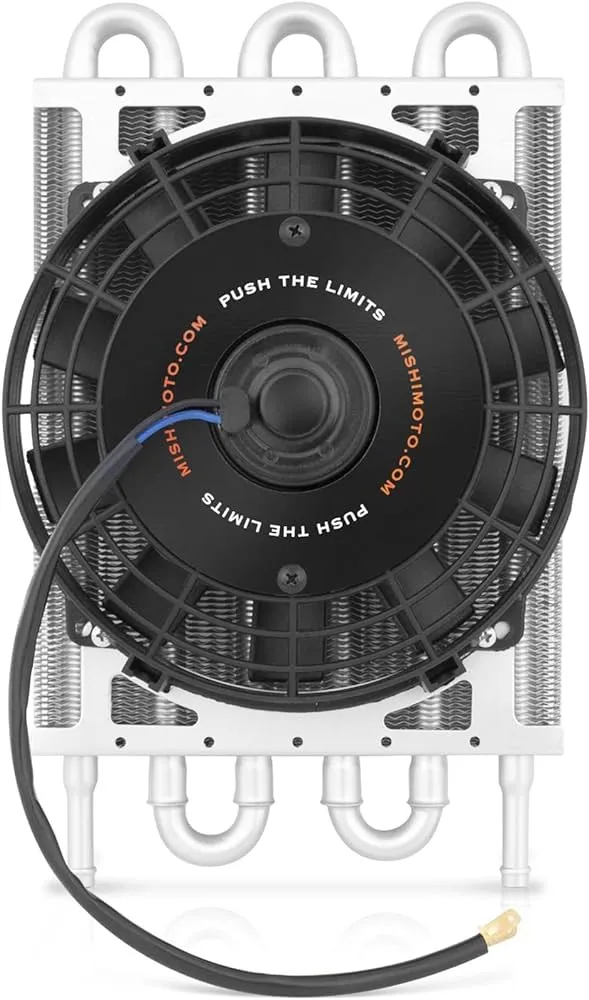 Mishimoto MMOC-F Heavy Duty Transmission Cooler with Electric Fan