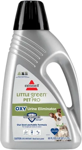 BISSELL Little Green PET PRO OXY Formula for Portable Carpet Cleaners