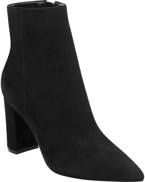 Marc Fisher Ulani Ankle Booties Size 8.5 Women’s Black Suede Boots