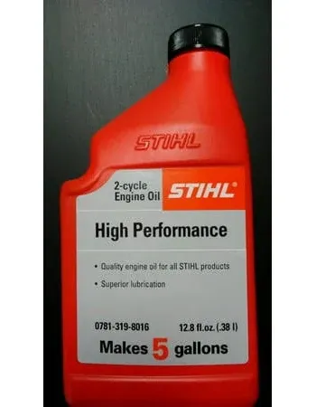 STIHL High Performance 2-Cycle Engine Oil 5.2-Ounce 6-Pack