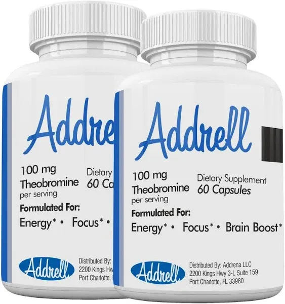 Focus Pep Addrell Energy Stimulant Pills Study Alternative Pill Supplement