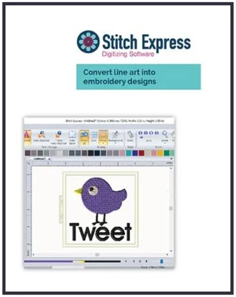 Brother SAEXPRESS Stitch Express Auto Digitizing Software