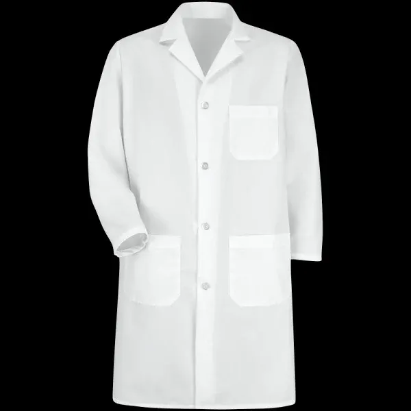 Red Kap Men&#039;s Gripper-Front Lab Coat