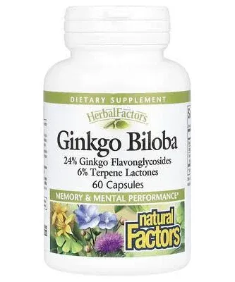 Natural Factors - Ginkgo biloba Phytosome , 60 capsules