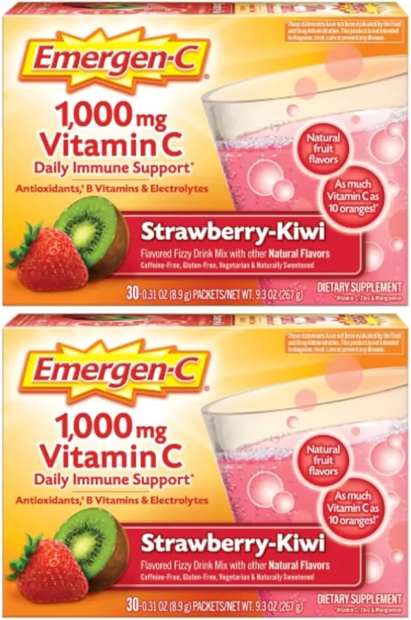 Emergen-C - Strawberry-Kiwi 30 Packets