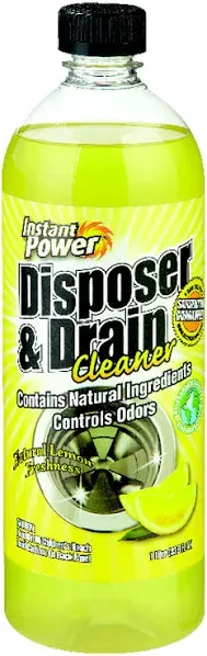 Scotch Instant Power Disposal and Liquid Drain Cleaner Lemon Scent