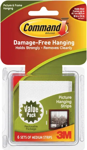 Command Medium Picture Hanging Strips