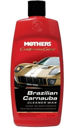 Mothers 05701 California Gold Brazilian Carnauba Cleaner Liquid Wax - 16 oz.