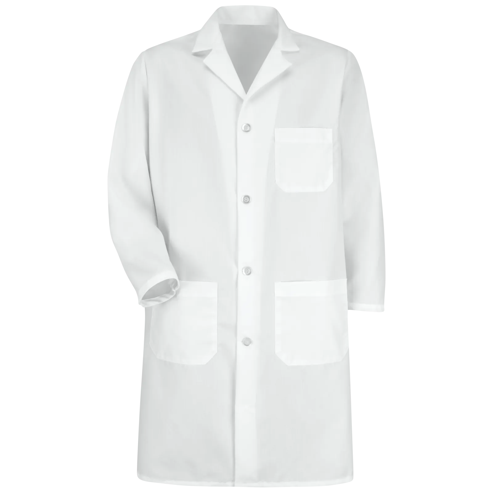 Men's Button-Front Lab Coat