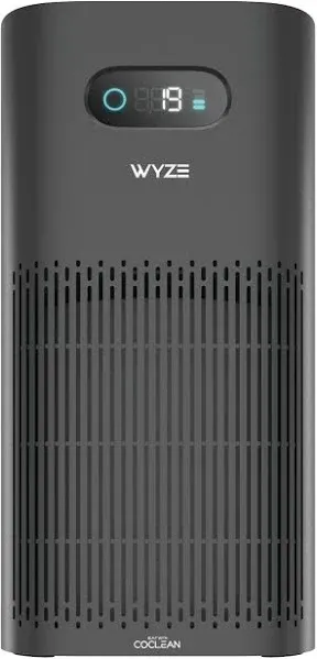 Wyze Air Purifier with Allergen Filter(Standard), for Home Large Room, HEPA 13, 21db Quiet Sleep Mode, 550 sq ft, Remove 99.97% Pet Hair, Pollen, Dust, Dander, Smoke, Smart WiFi Alexa Google, Black