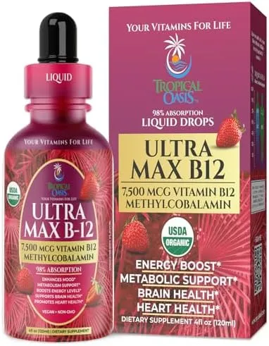 Tropical Oasis Ultra Max B-12 Liquid Drops