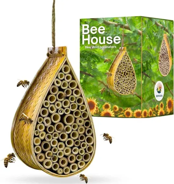 Bamboo Mason Bee House - Sustainable Beekeeping Tools | SunVara