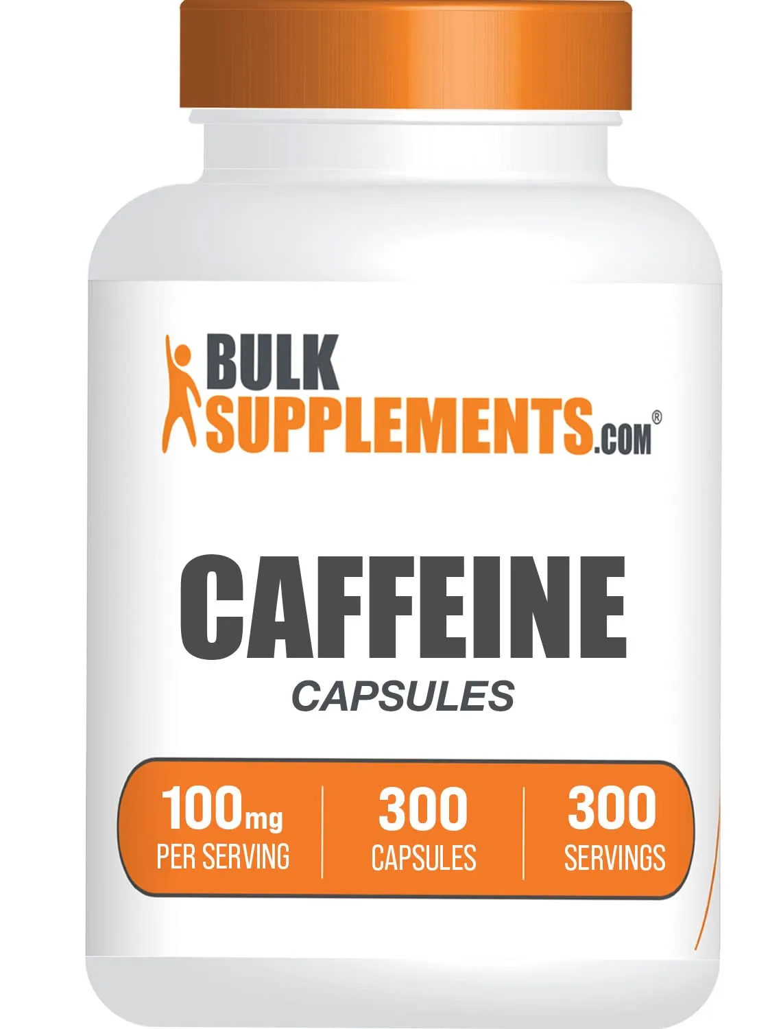 BulkSupplement<wbr/>s.com Caffeine 100mg Capsules - Caffeine Supplements Caffeine P...