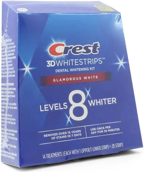 Crest 3D Whitestrips Glamorous White