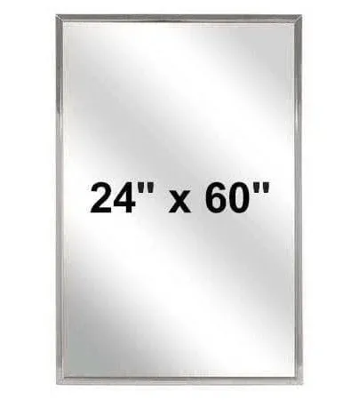 Bradley 7805-024360 (24 x 36) Commercial Restroom Mirror with Shelf