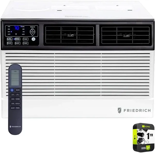 Friedrich Ccw08b10b Chill Premier 8,000 BTU 115v Smart Wi-Fi Room Air Conditioner Bundle