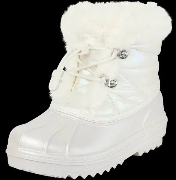 The Children's Place Girls' Faux Fur Trim Winter Snow Boot