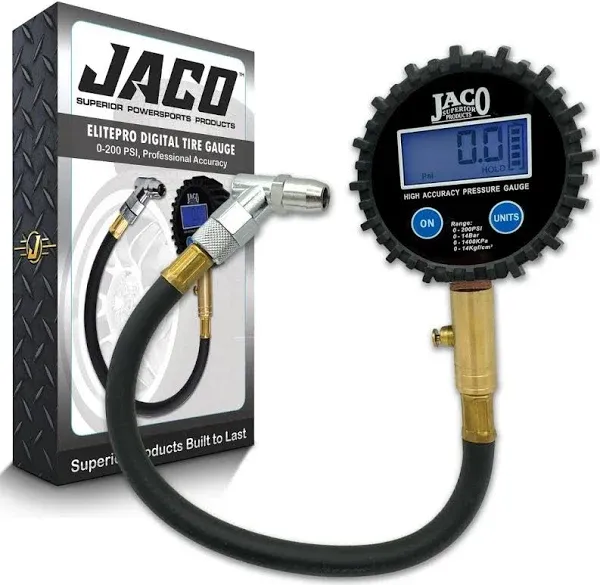 Jaco ElitePro Digital Tire Pressure Gauge