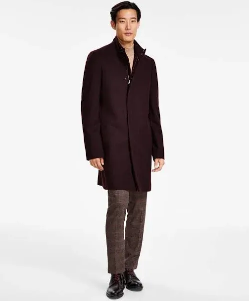 Calvin Klein Men's Mayden Slim-Fit Overcoat