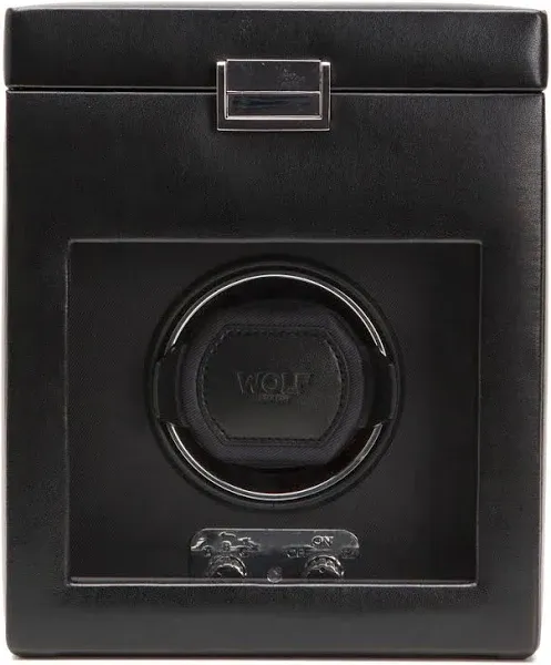 Wolf Heritage Single Watch Winder with Storage