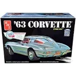 AMT 861 1/25 Scale '63 Chevy Corvette Sting Ray Plastic Model Kit NEW/SEALED BAG