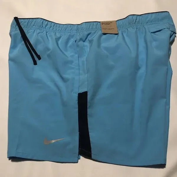 Nike Running Shorts Size 2XL Mens Challenger Dri FIT 5&#039;&#039; Brief Lined Blue