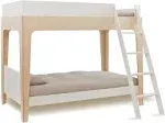 Oeuf Perch Bunk Bed - Twin Size - White/Birch