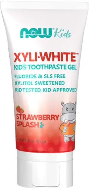 NOW Foods Kids' XyliWhite Strawberry Splash Toothpaste Gel