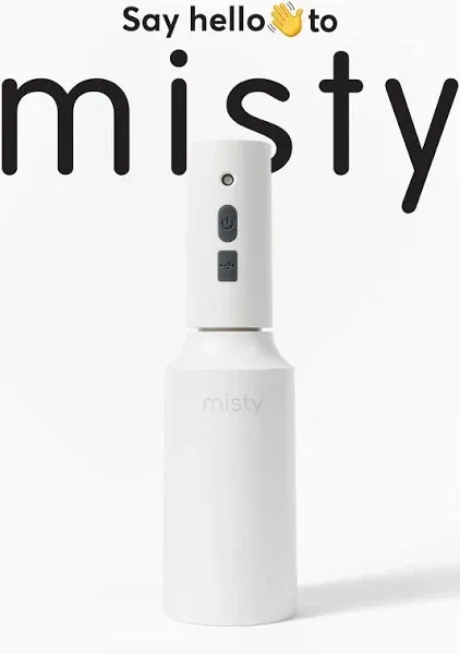 Automatic Electric Spray Bottle Mister - Continuous Rechargeable Battery Sprayer for Misting Plants, Household Cleaning, Hairstyling (25 oz)